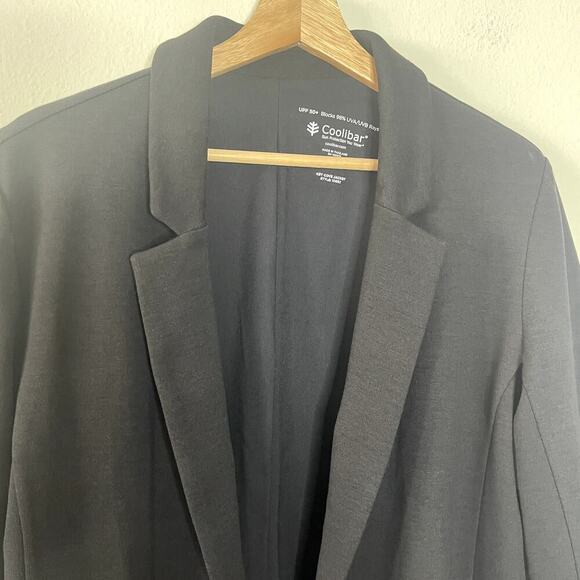 COOLIBAR WOMEN'S BLACK TECHNOLOGIE BLAZER JACKET SIZE M NWOT - Picture 5 of 10
